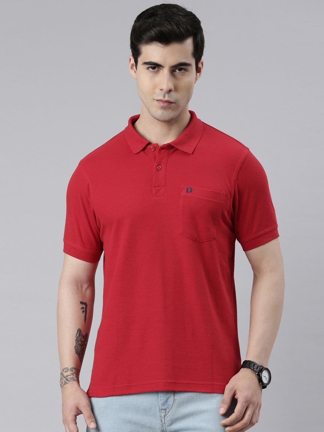 DIXCY SCOTT Polo Collar Pockets T-shirt - view 1
