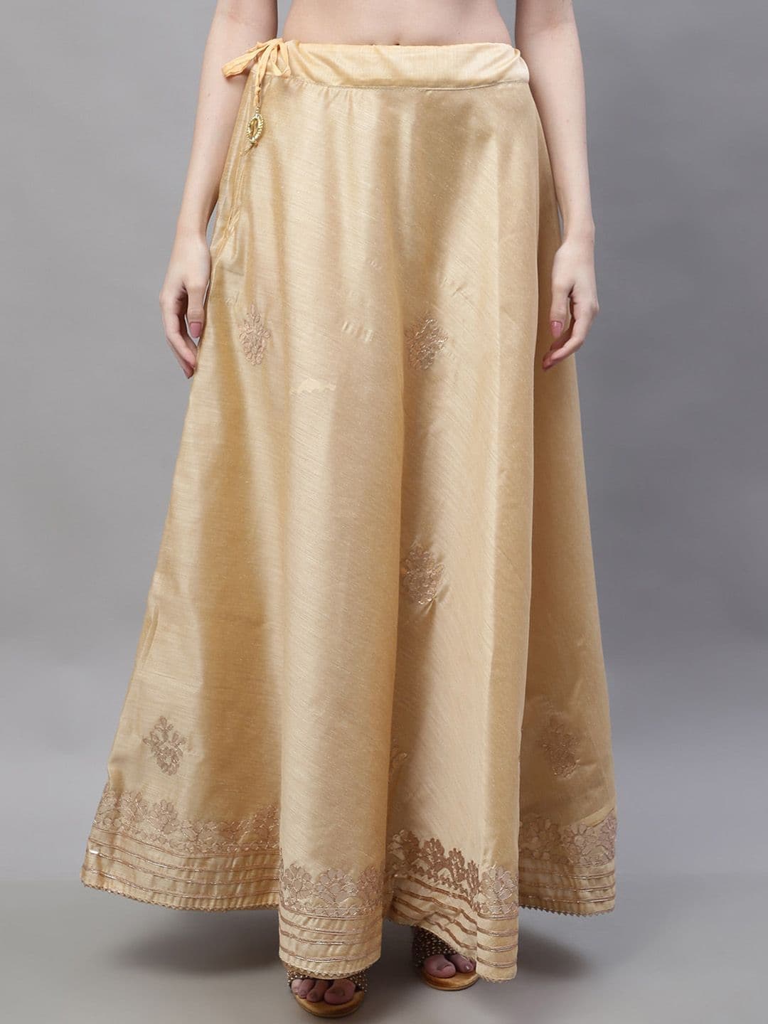 SOUNDARYA Gotta Patti Work Flared Maxi Lehanga Skirt - view 1