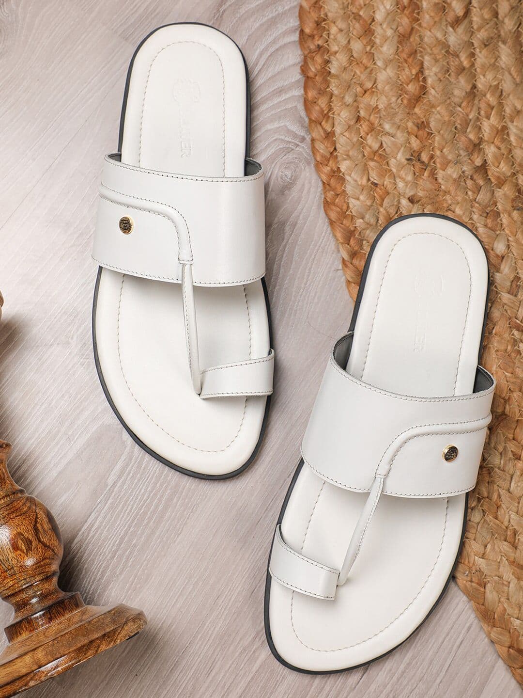 BEAVER Men Open One Leather Comfort Sandals - view 1