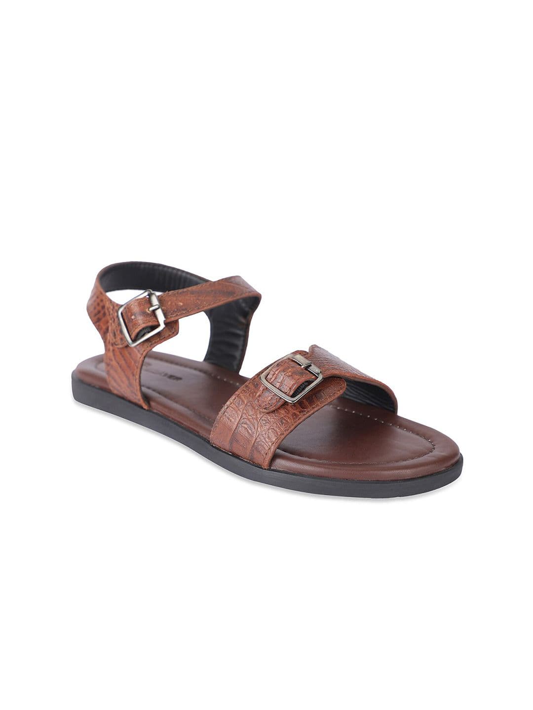 BEAVER Men Textured Leather Comfort Sandals - view 1