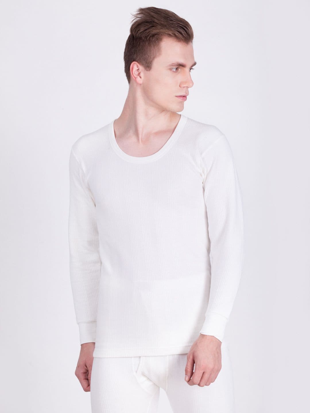 Dollar Ultra Men White Thermal T-shirt - view 1
