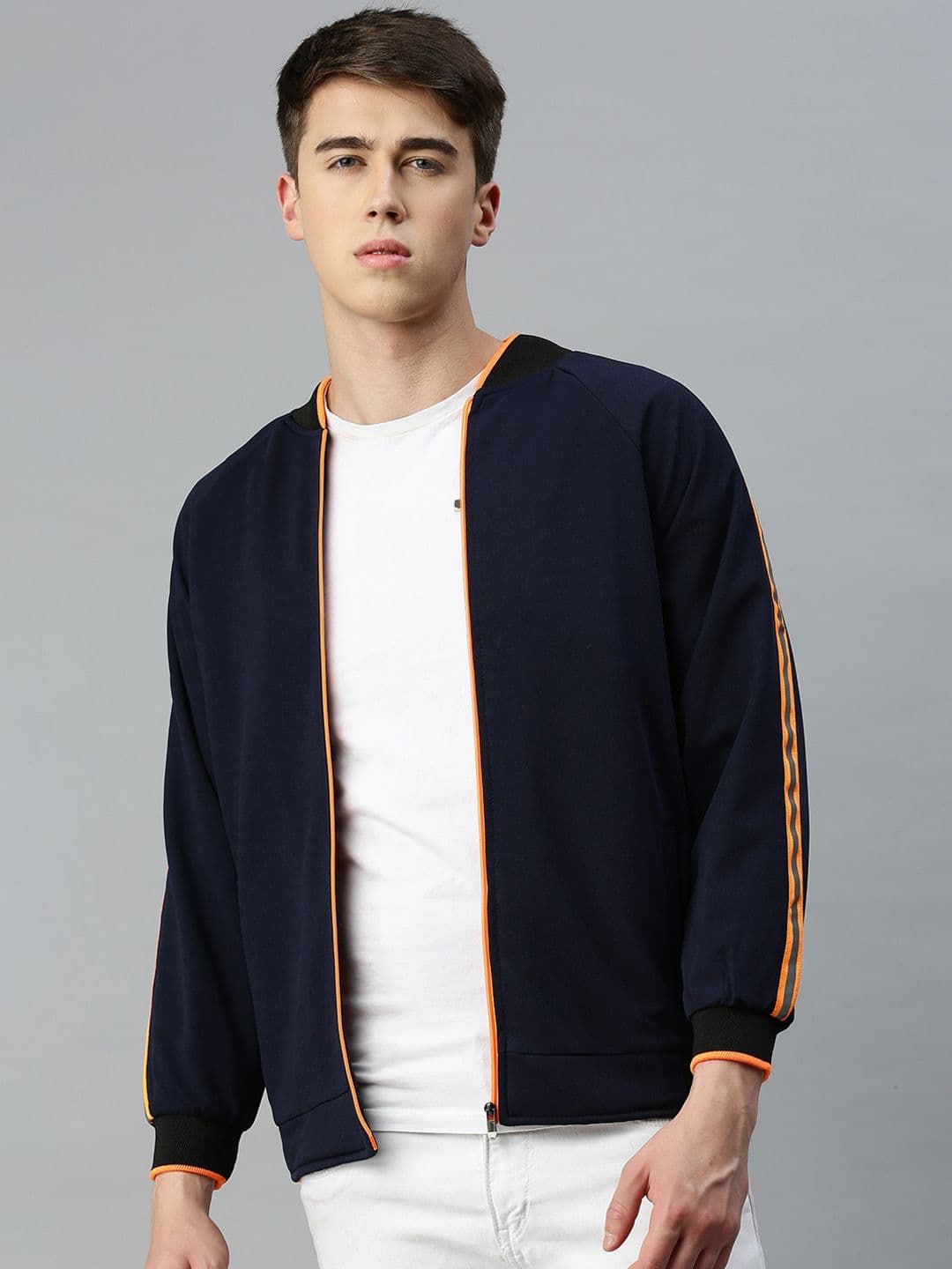 VOXATI Stand Collar Bomber Jacket - view 1