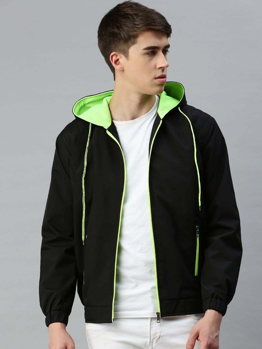 VOXATI Hooded Bomber Jacket - view 1