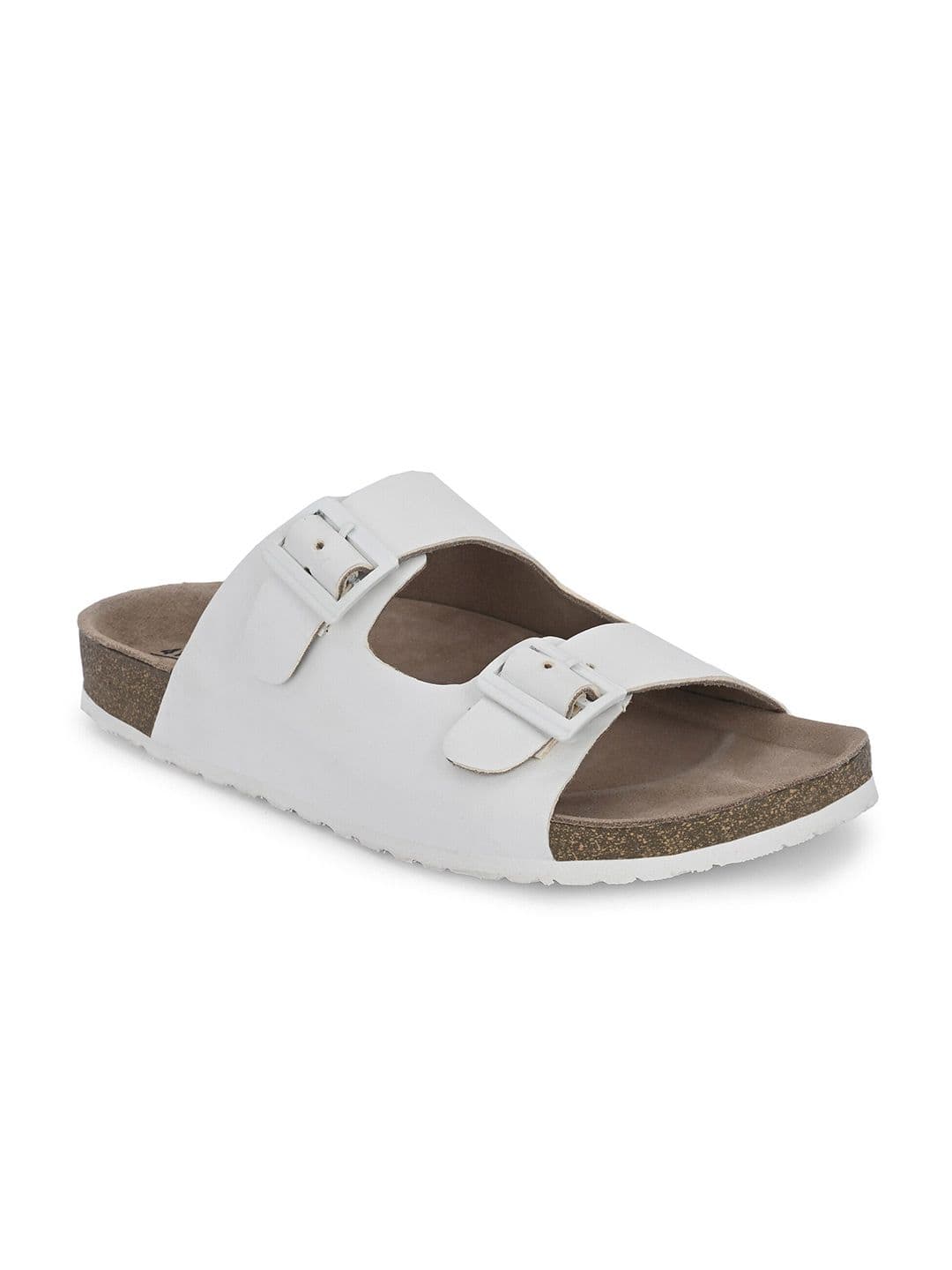 AfroJack Men Buckled Leather Comfort Sandals - view 1