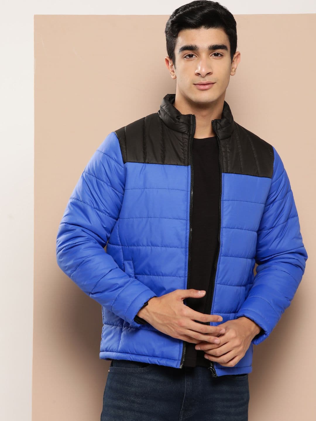 INVICTUS Colourblocked Padded Jacket - view 1