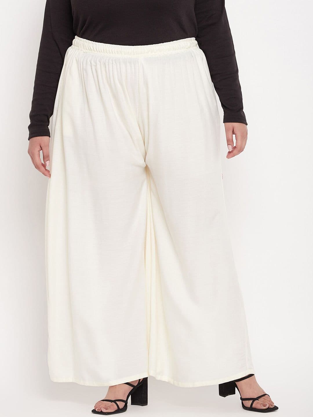 CLORA CREATION PLUS Women Plus Size Wide Leg Palazzo - view 1
