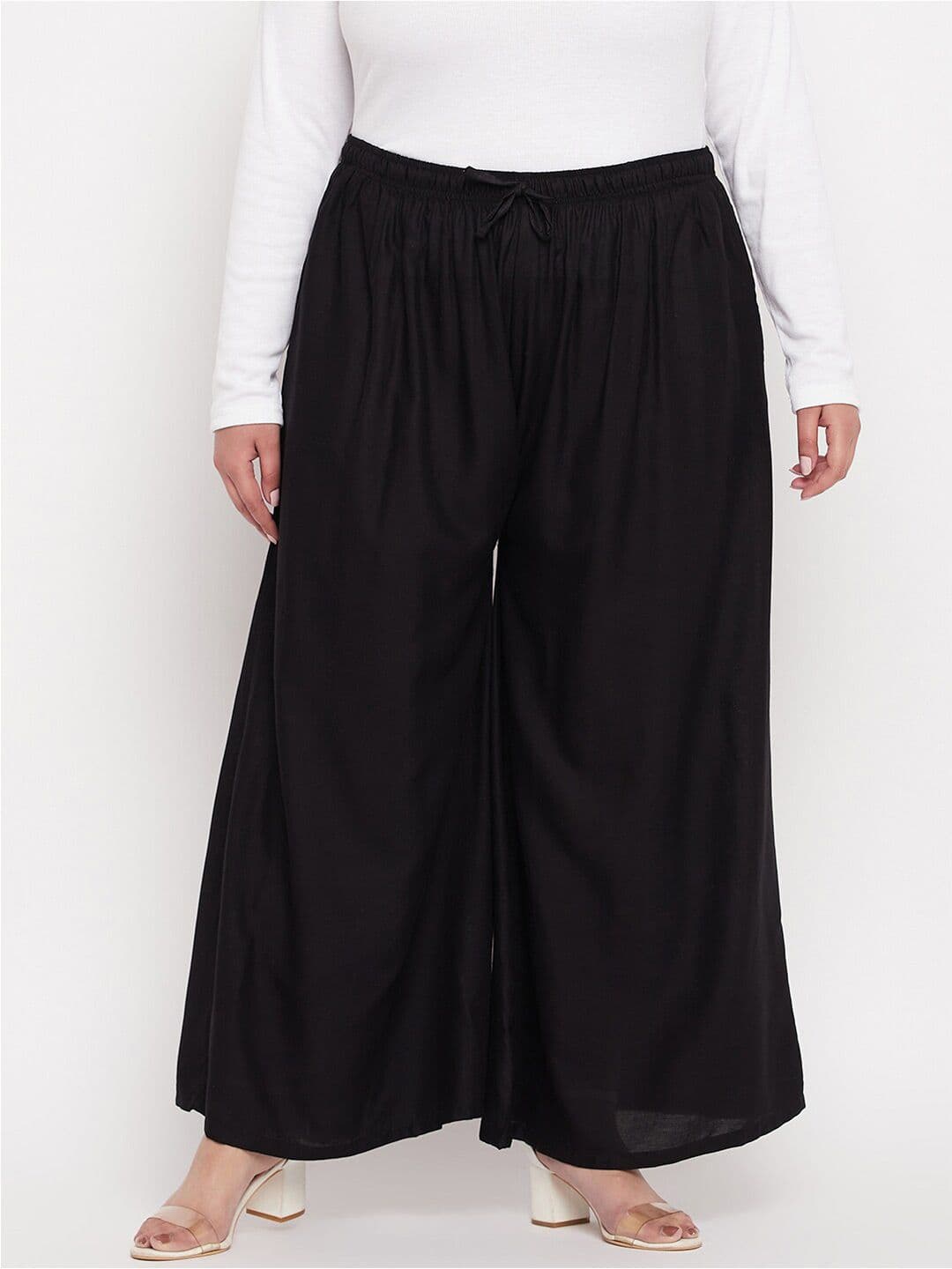 CLORA CREATION PLUS Women Mid-Rise Wide Leg Palazzos - view 1