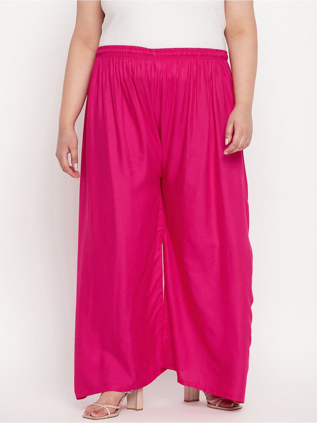 CLORA CREATION PLUS Women Wide Leg Fit Palazzos - view 1