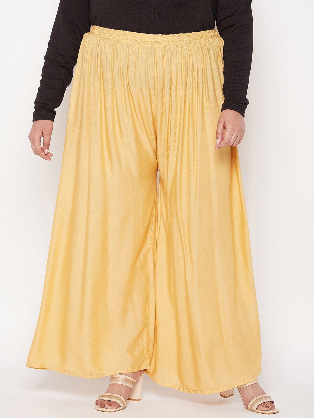 CLORA CREATION PLUS Women Plus Size Wide Leg Palazzo - view 1