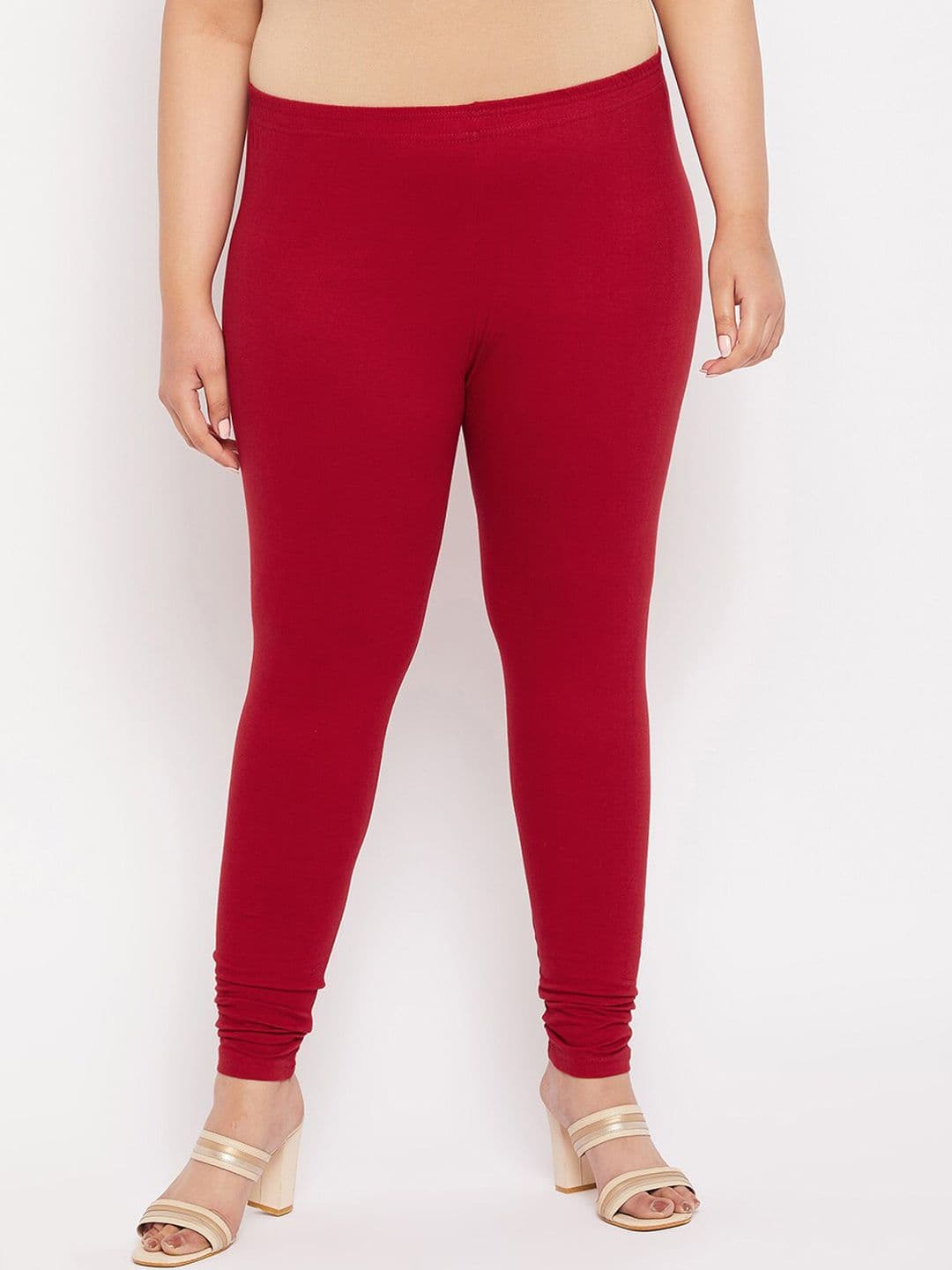 CLORA CREATION PLUS Women Cotton Churidar-Length Leggings - view 1