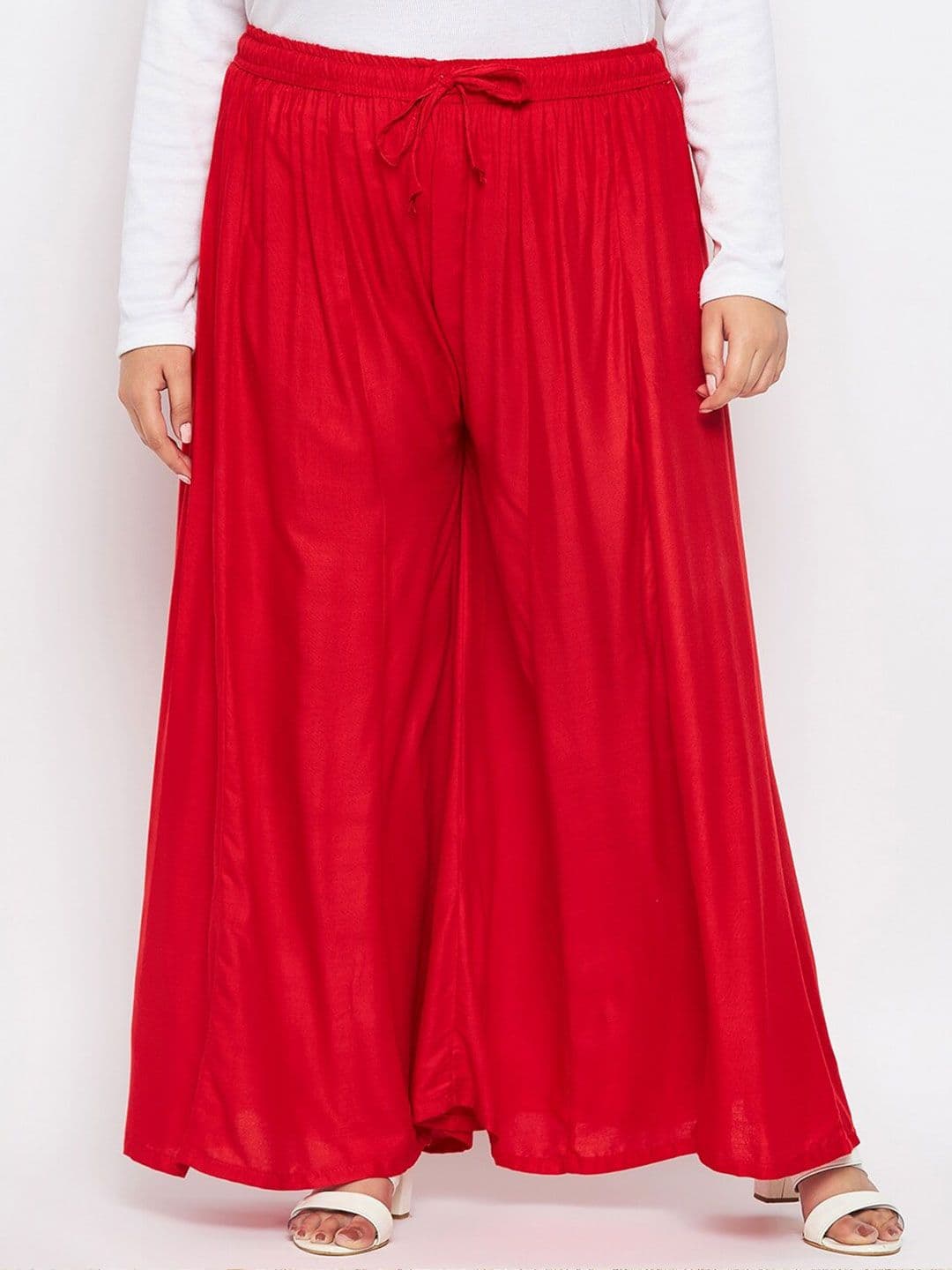 CLORA CREATION PLUS Women Flared Palazzos - view 1