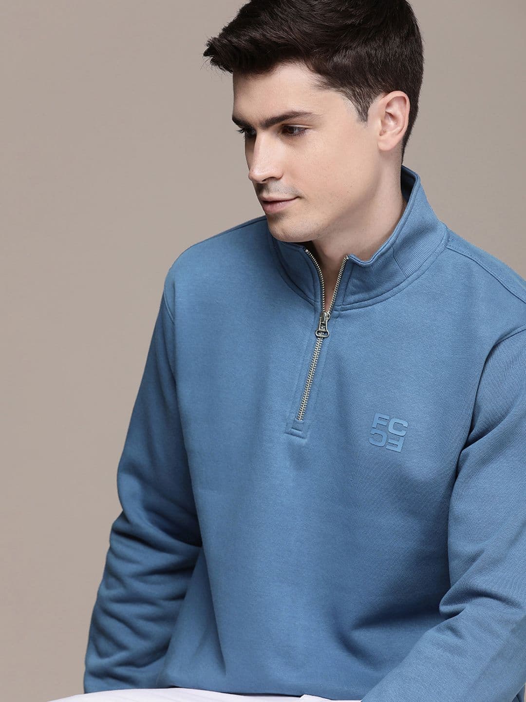 French Connection Mock Collar Sweatshirt - view 1