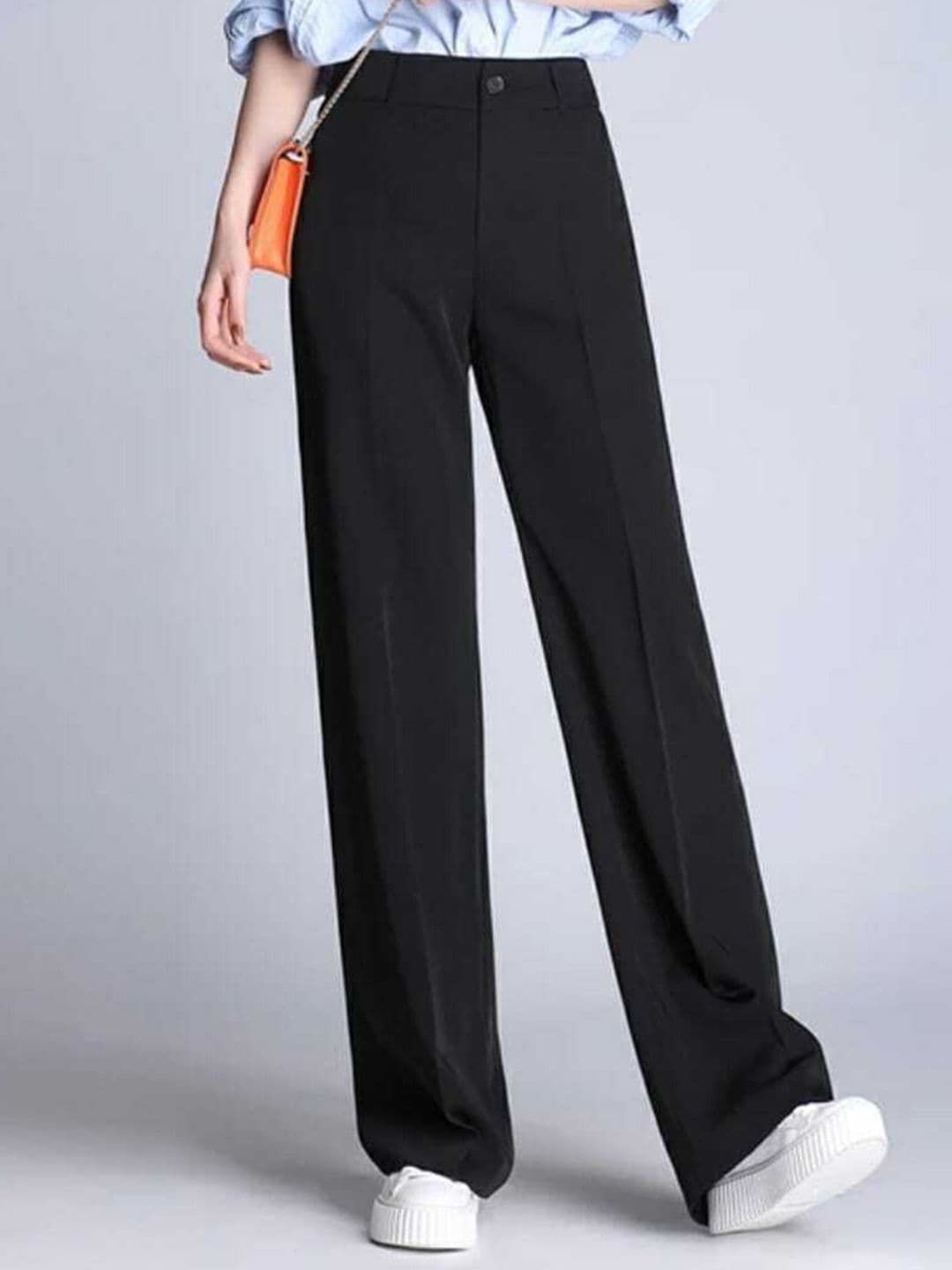 Next One Women High-Rise Pleated Korean Trousers - view 1