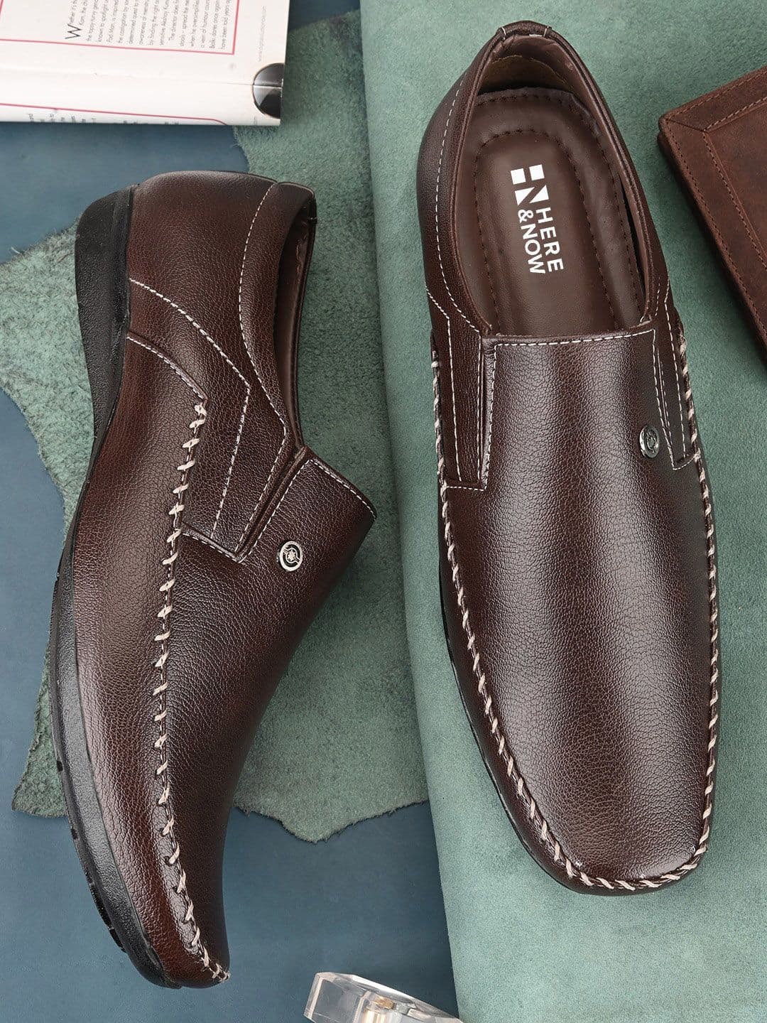 HERE&NOW Men Formal Slip-On Shoes - view 1