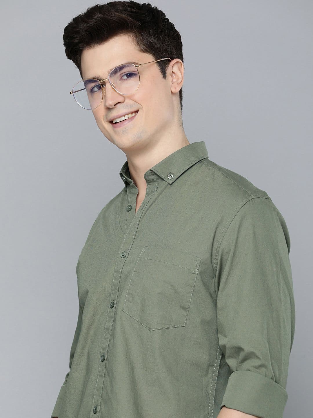 Mast & Harbour Men Standard Opaque Casual Cotton Shirt - view 1