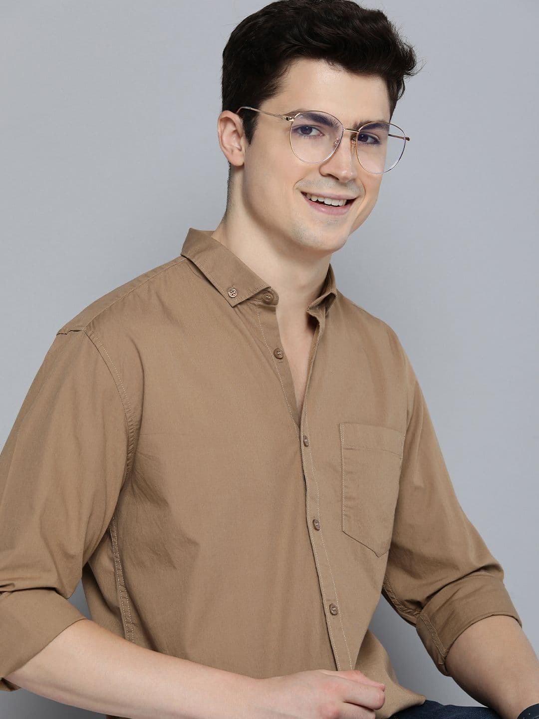 Mast & Harbour Men Standard Opaque Casual Cotton Shirt - view 1