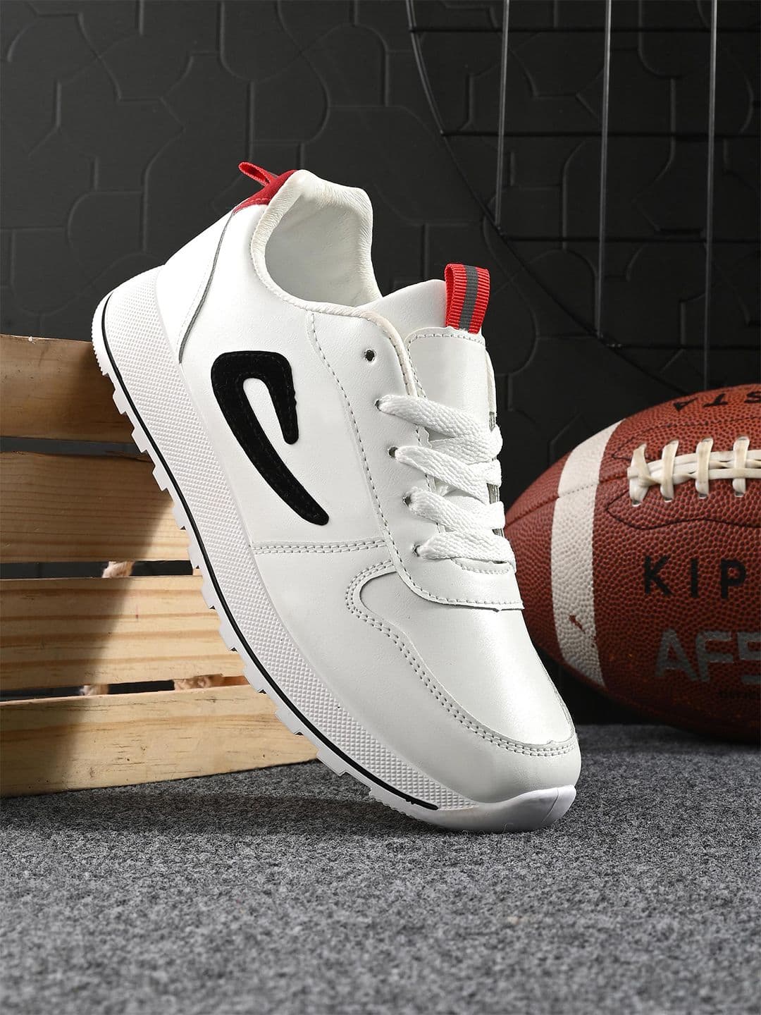 The Roadster Lifestyle Co. Women White And Black Walking Sports Shoes - view 1