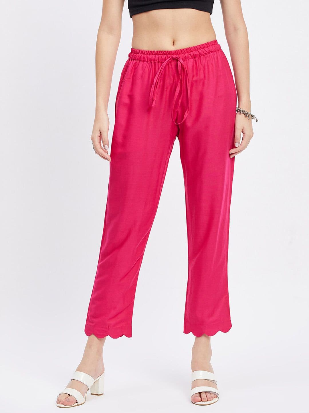 Clora Creation Women Straight Palazzos - view 1