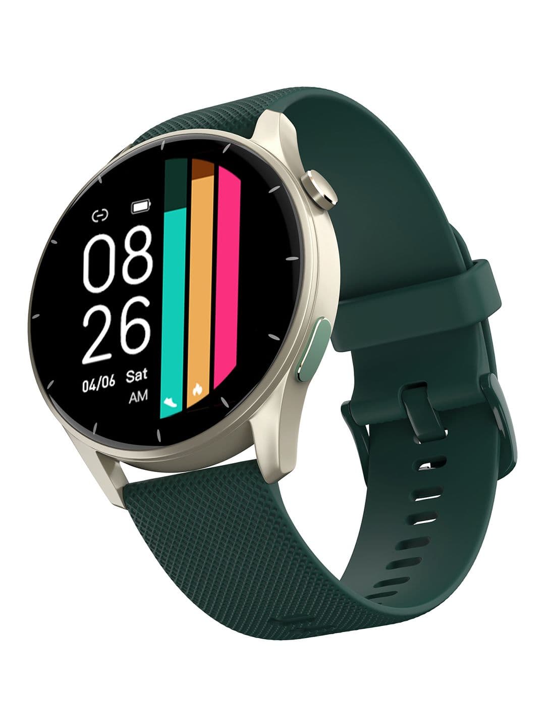 NOISE Crew With BT Calling & Metallic Finish IP68 Rating 1.38" Round Display Smartwatch