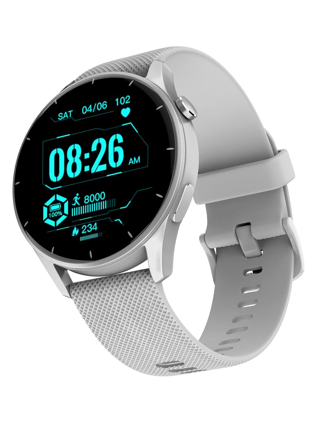 NOISE Crew With BT Calling & Metallic Finish IP68 Rating 1.38" Round Display Smartwatch
