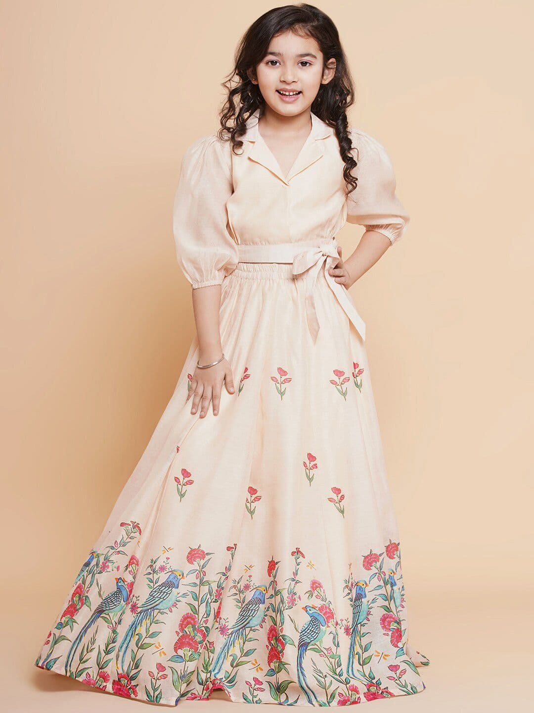 Bitiya by Bhama Girls Ready to Wear Lehenga & Choli - view 1