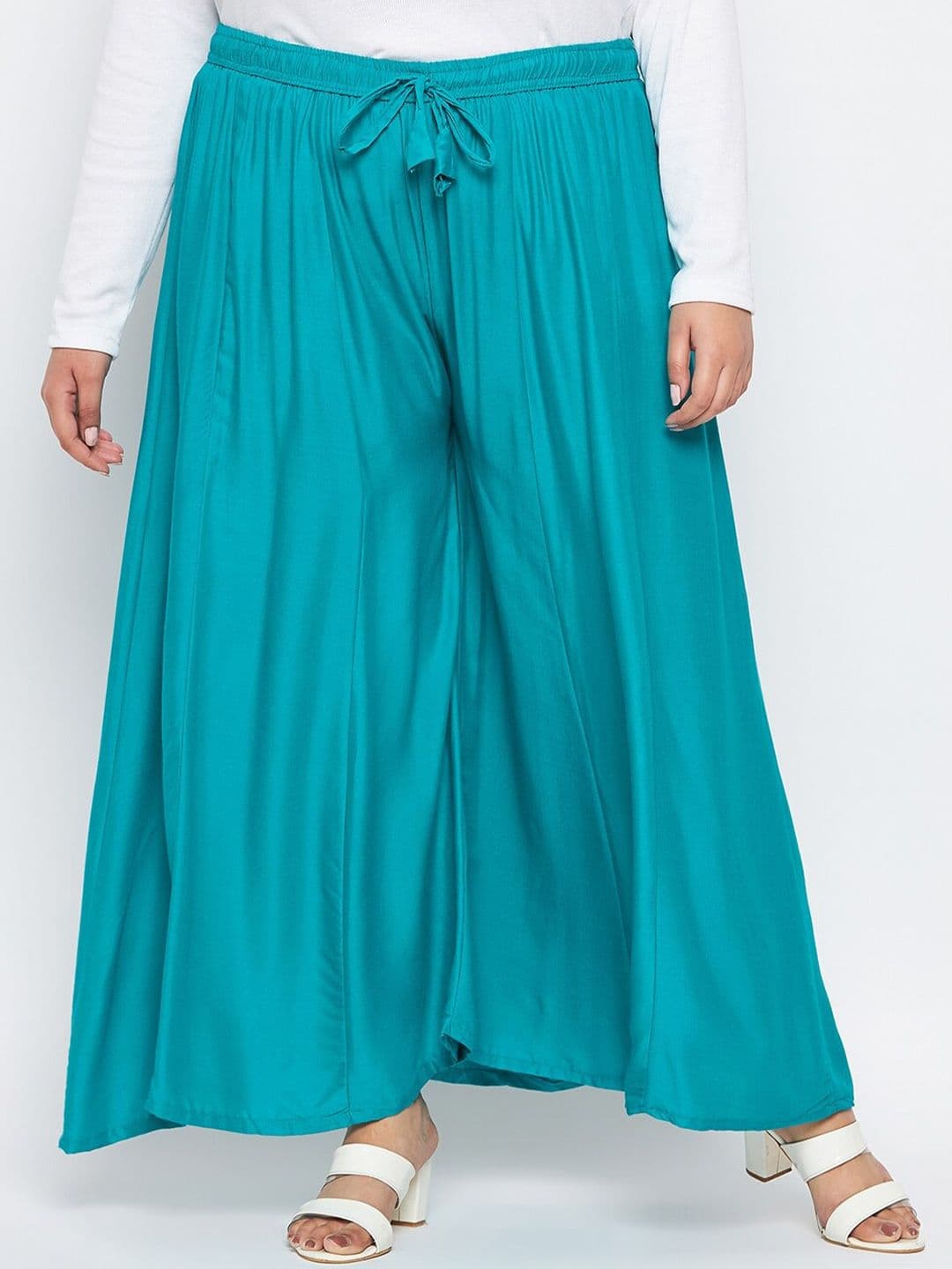 Clora Creation Women Flared Palazzos - view 1