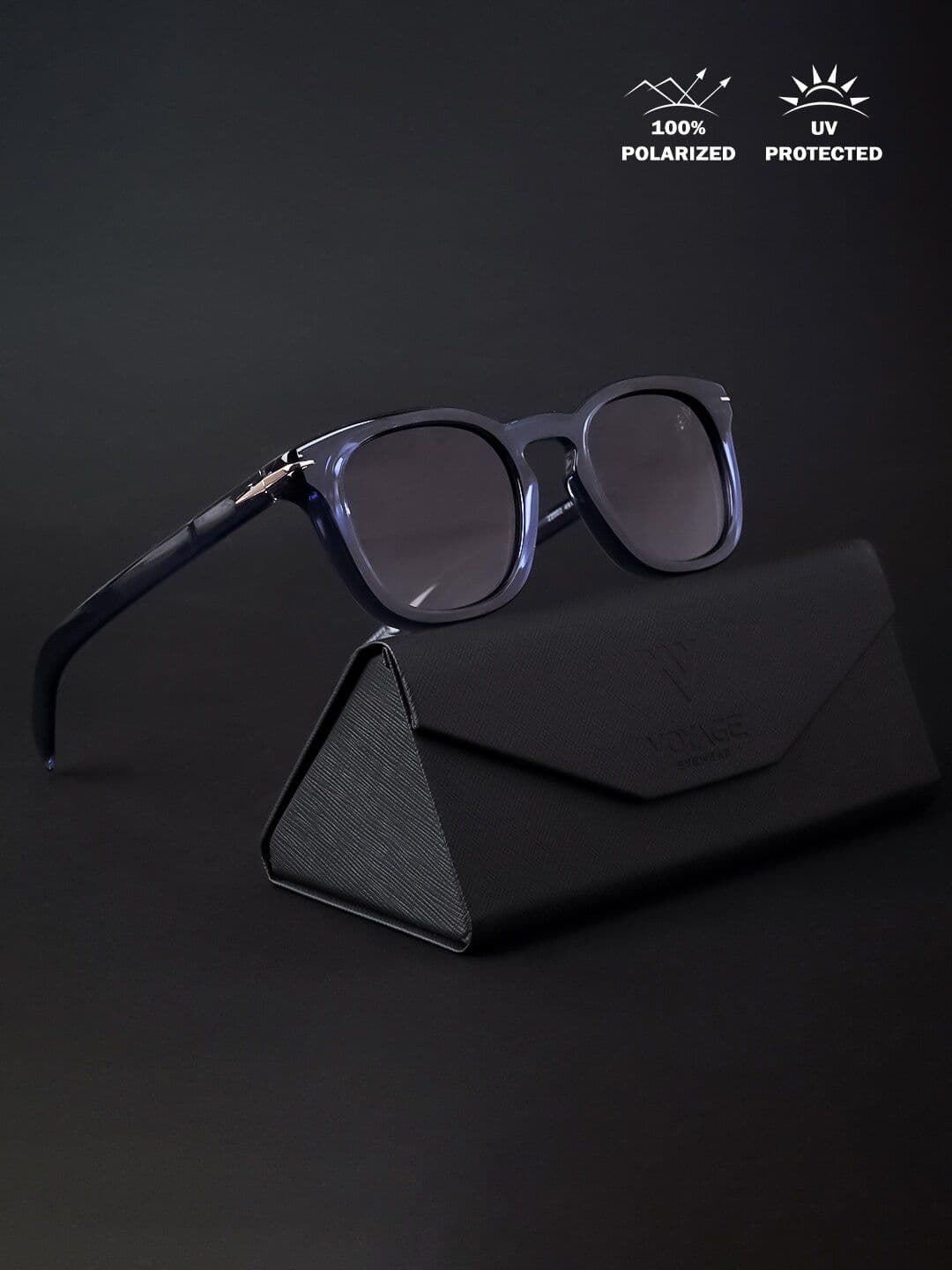 Voyage Unisex Wayfarer Sunglasses With Polarised & UV Protected Lens - view 1