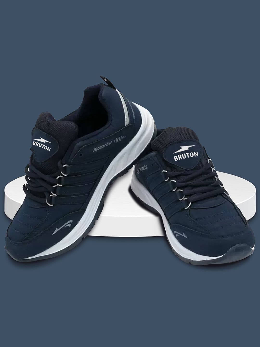 Bruton Men Mesh Lace-Up Running Shoes - view 1