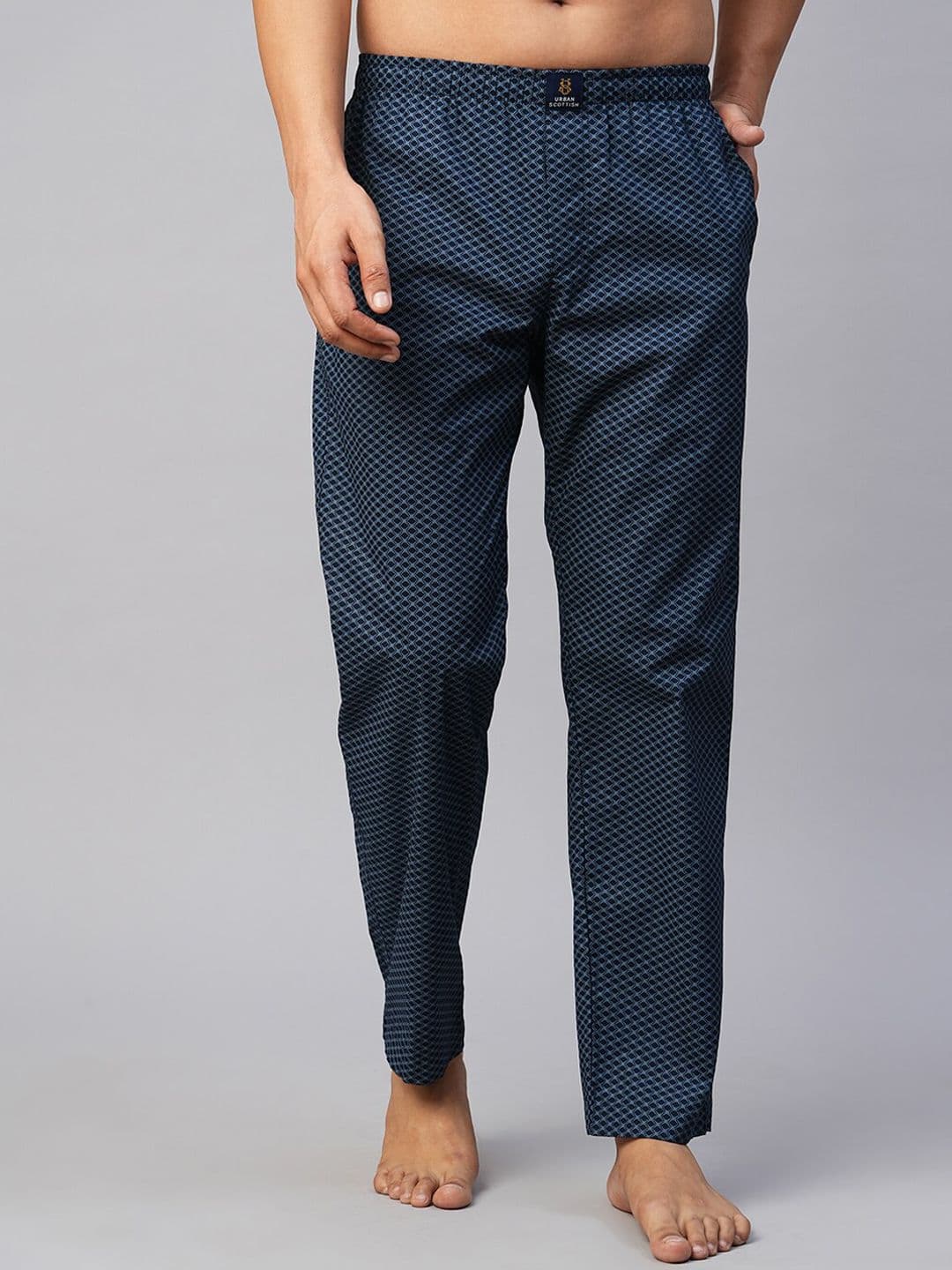 URBAN SCOTTISH Men Printed Cotton Lounge Pants - view 1