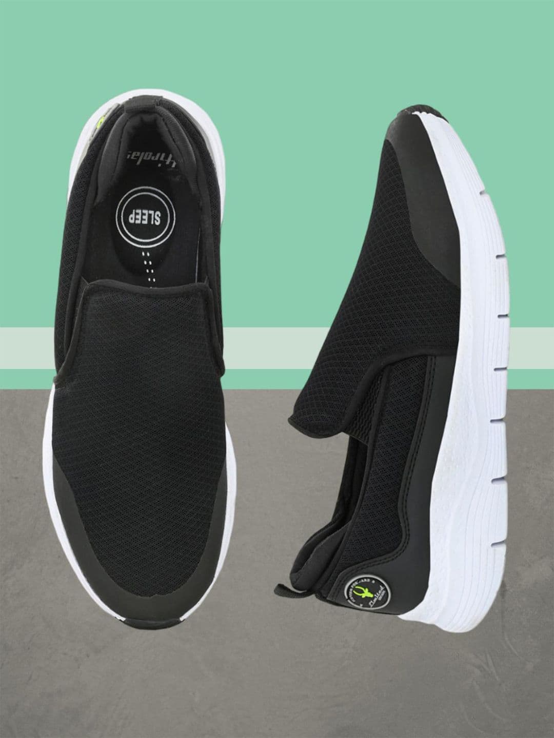HIROLAS Men Mesh Shock Absorbing Slip-On Walking Shoes - view 1