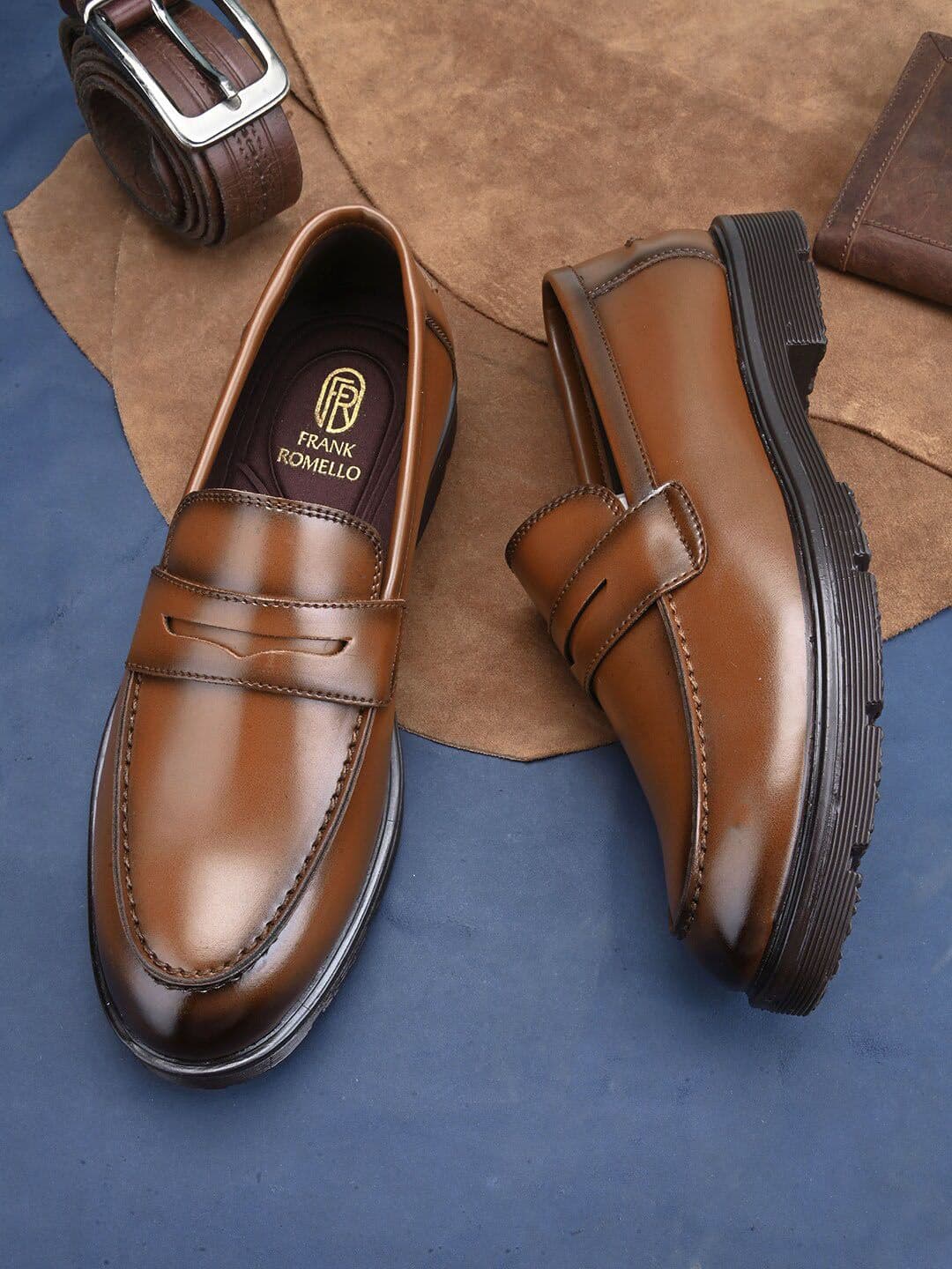 FRANKROMELLO Men Slip On Formal Loafers - view 1