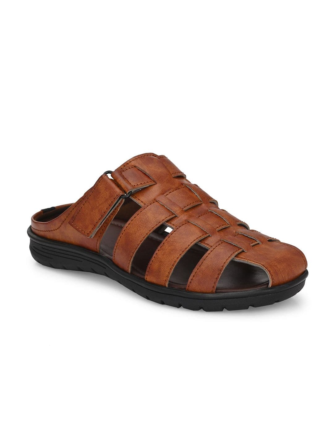 Azzaro Black Velcro Comfort Sandals - view 1