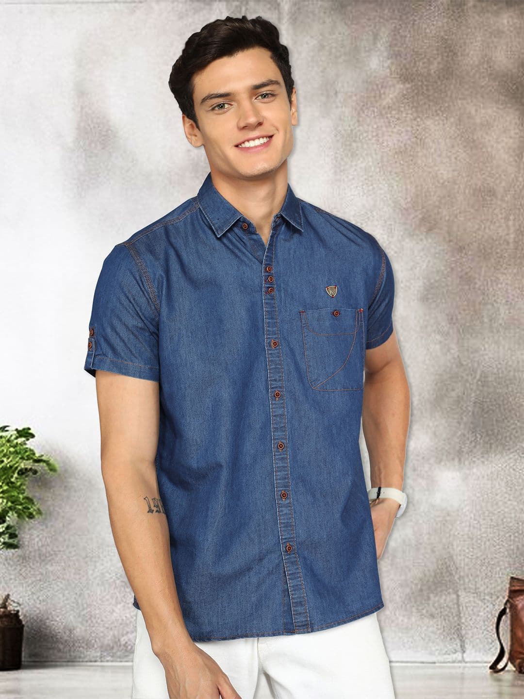Kuons Avenue Smart Slim Fit Opaque Casual Shirt - view 1