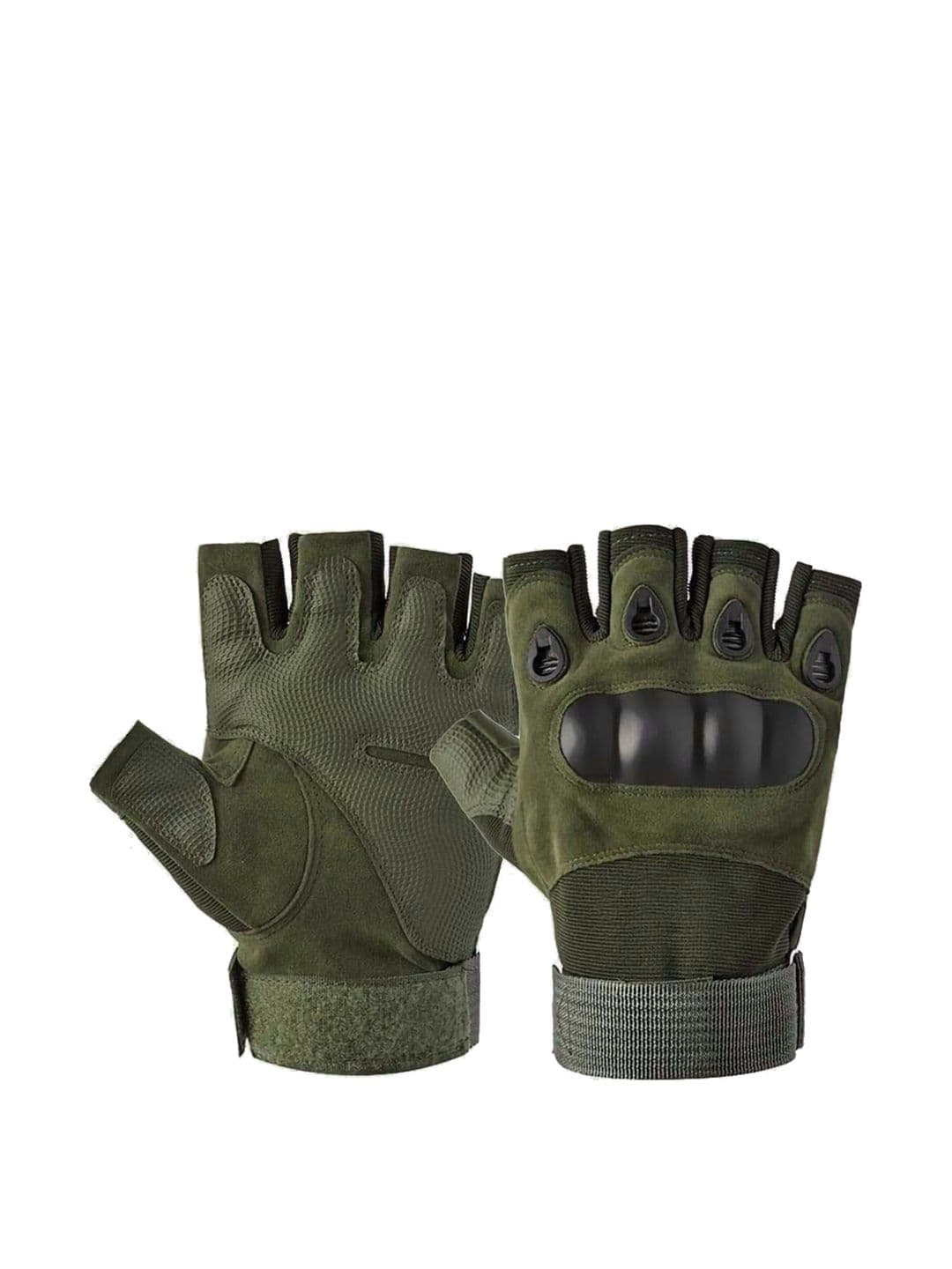 Alexvyan Men Fingerless Protective & Breathable Gym & Sports Gloves - view 1