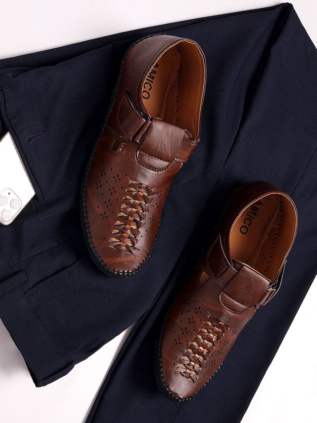 AMICO PU Shoe-Style Sandals - view 1