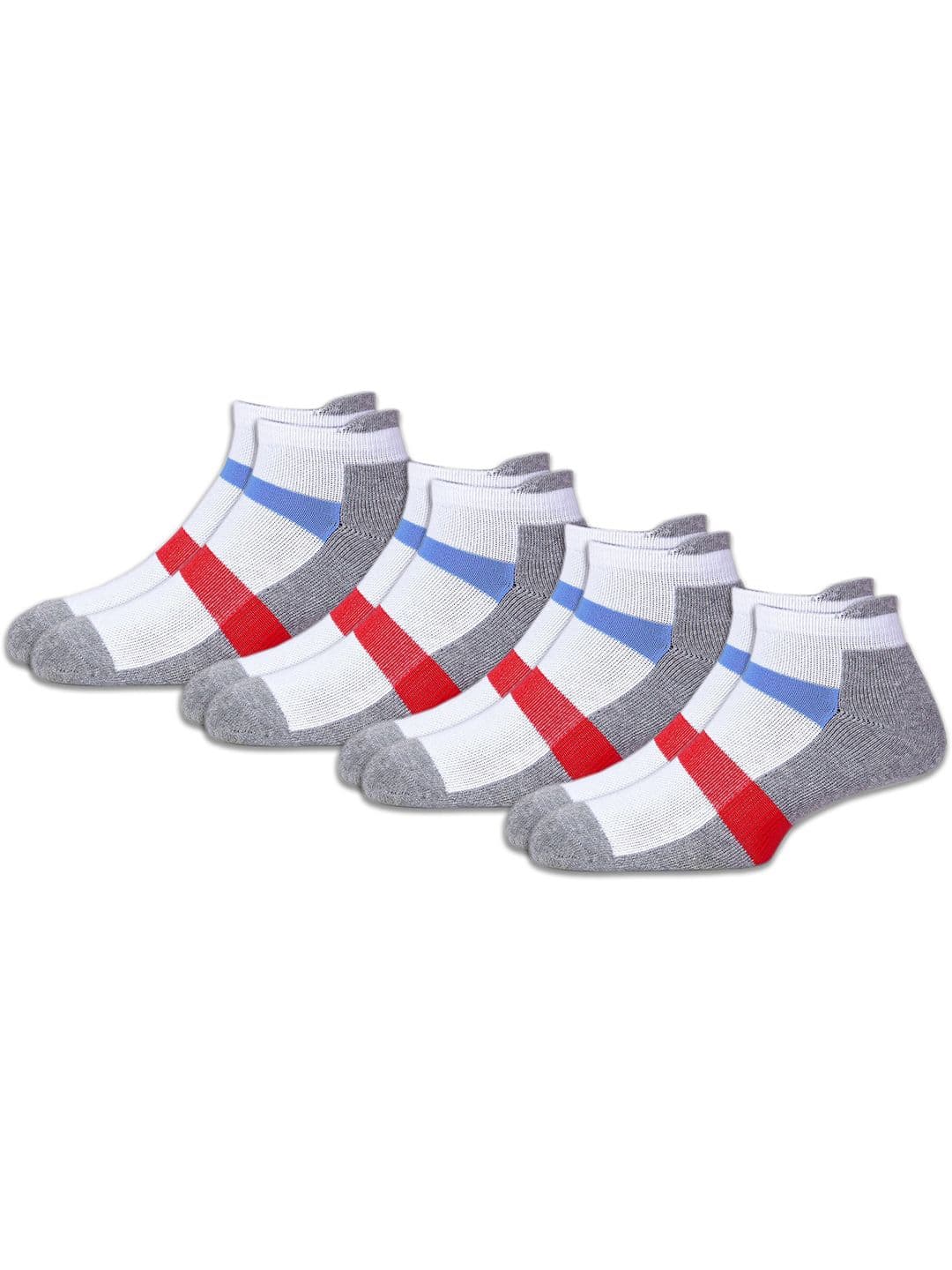 RC. ROYAL CLASS Men Pack Of 4 Patterned Cotton Breathable Ankle length Socks - view 1