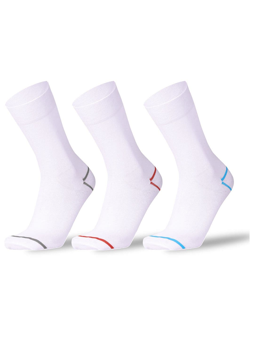 RC. ROYAL CLASS Men Pack Of 3 Patterned Organic Cotton Calf length Socks - view 1