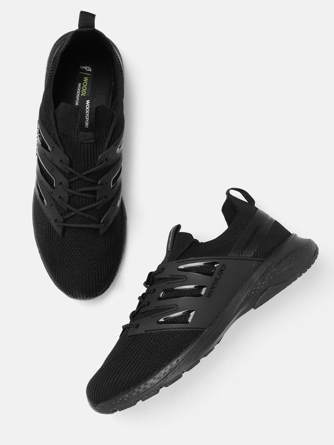 Woodland Men Woven Design Running Shoes - view 1