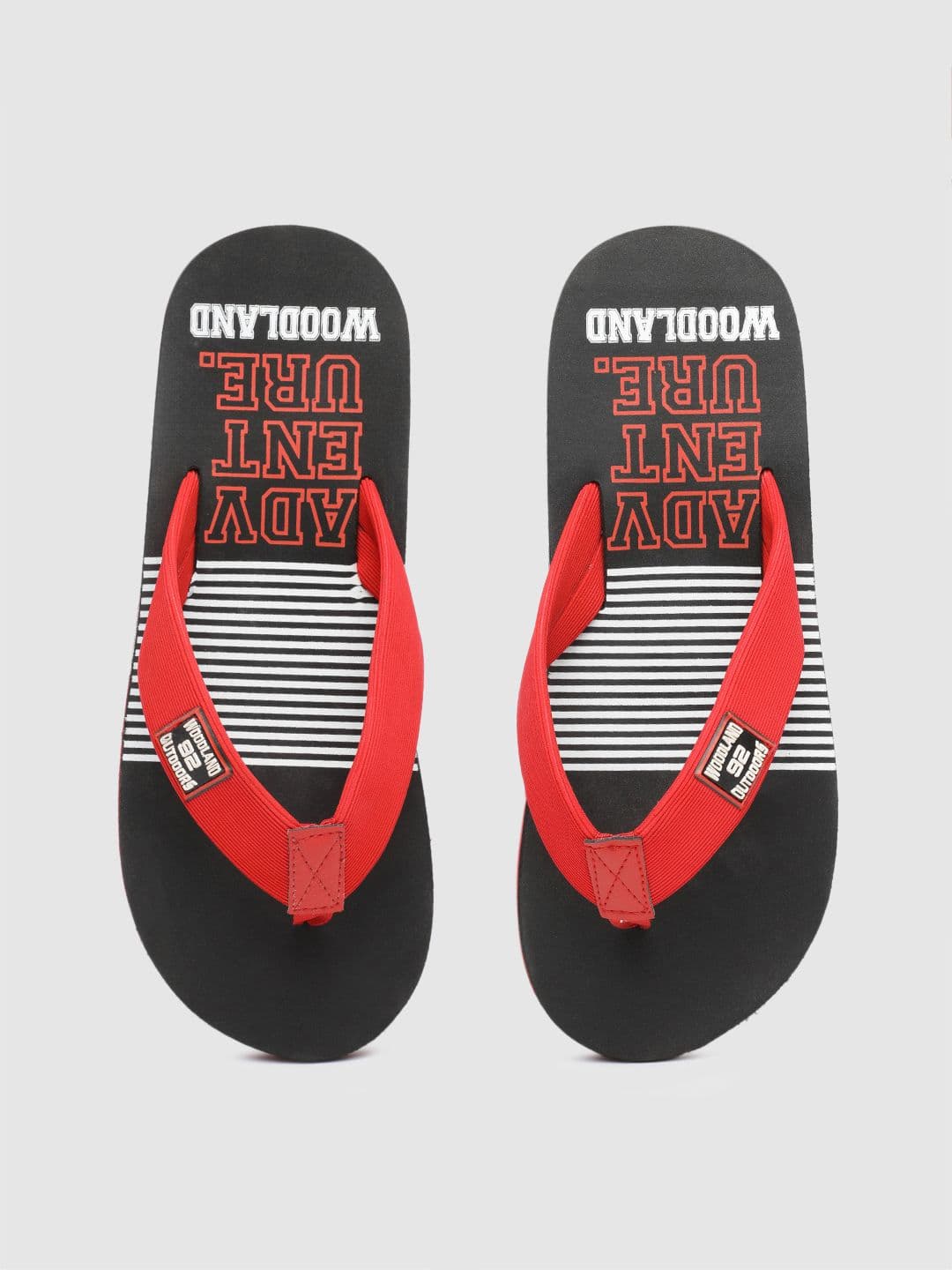 Woodland Men Printed Thong Flip-Flops - view 1