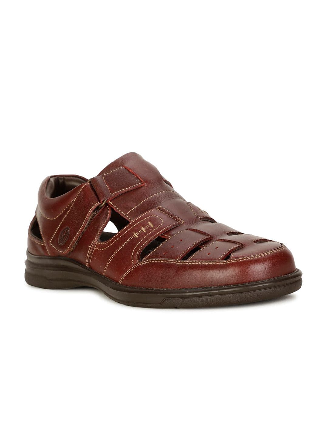 Hush Puppies Leather Velcro Shoe-Style Sandals - view 1