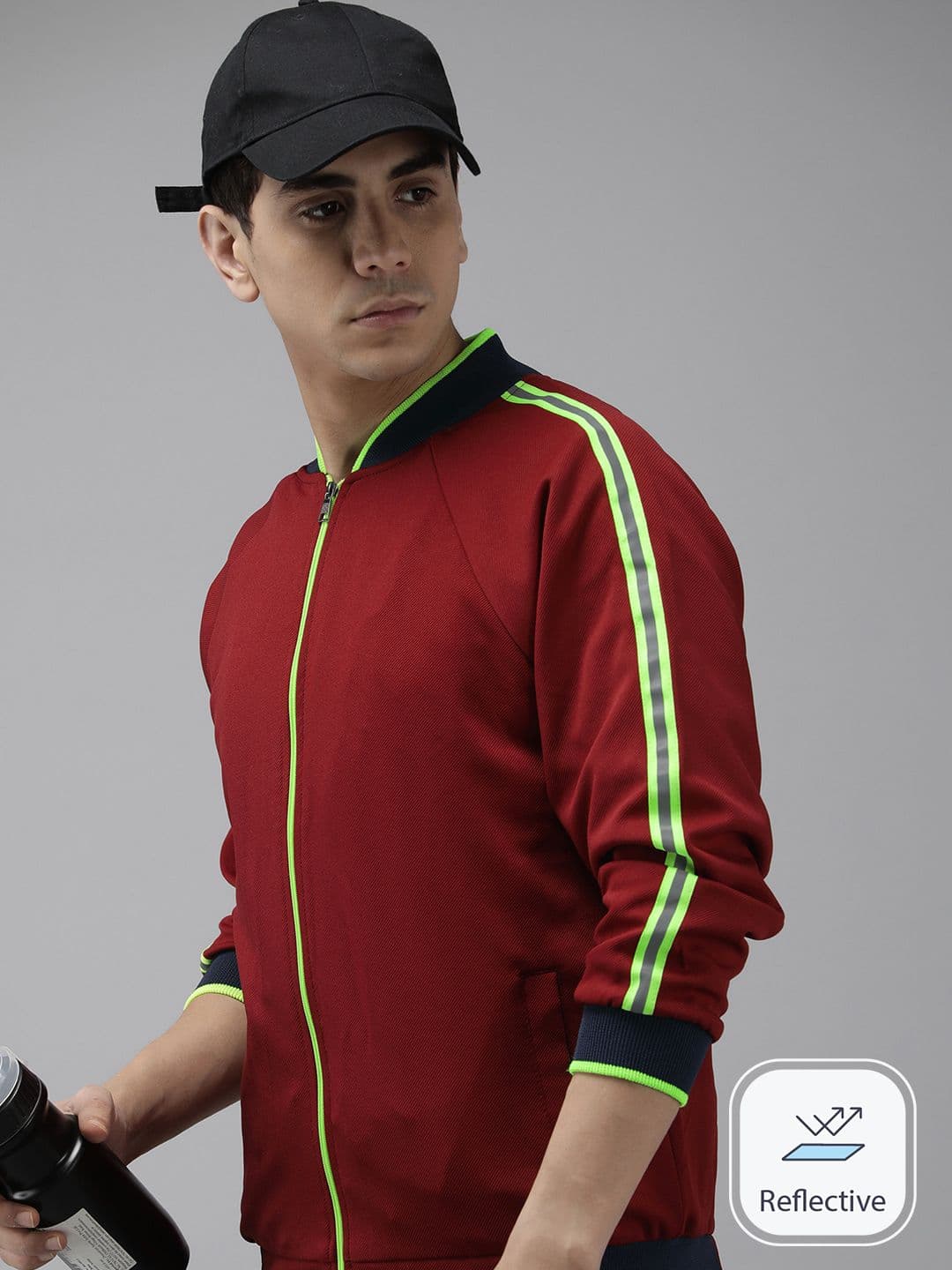 VOXATI Men Solid Sporty Jacket - view 1