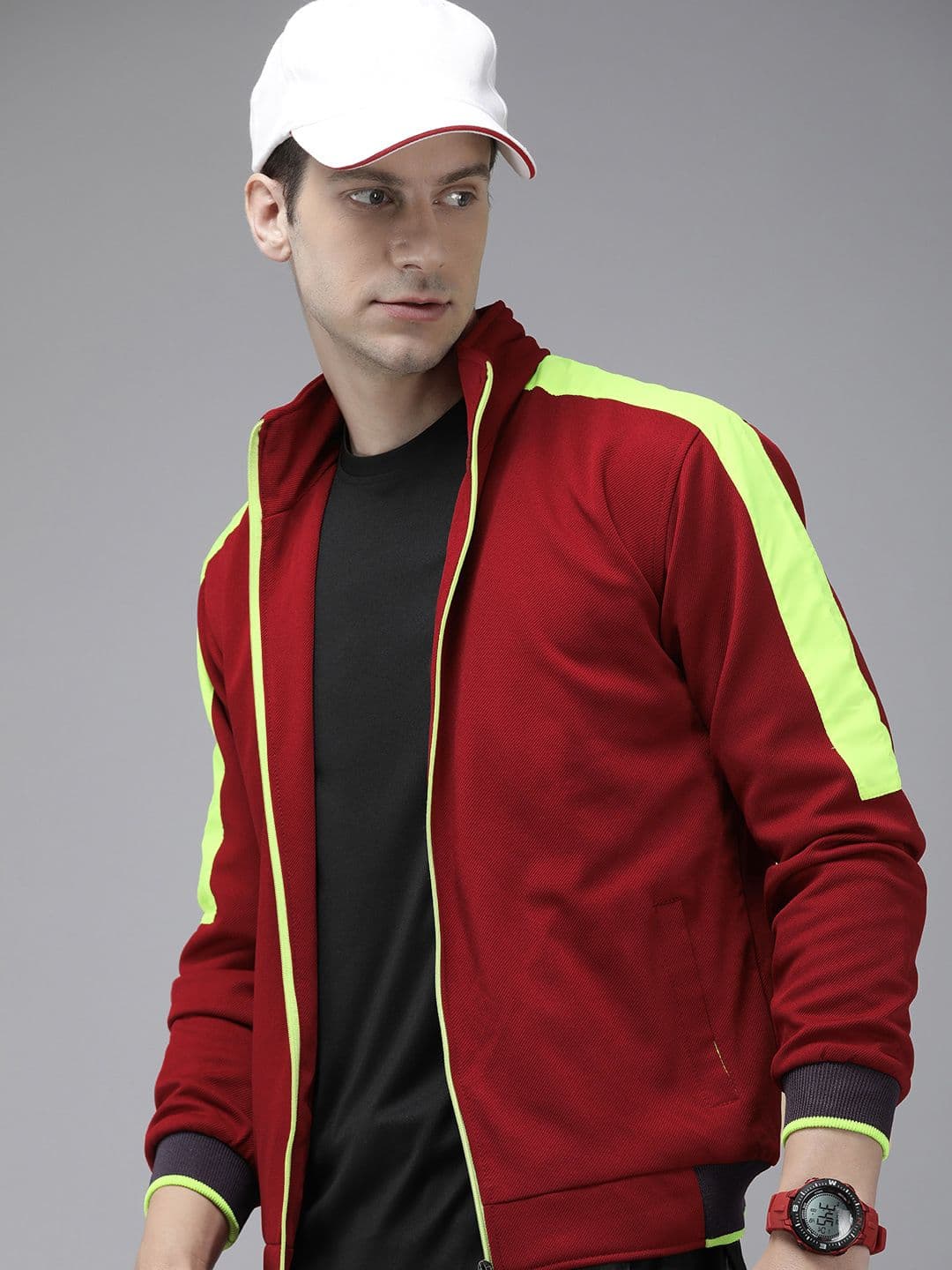 VOXATI Men Solid Sporty Jacket - view 1