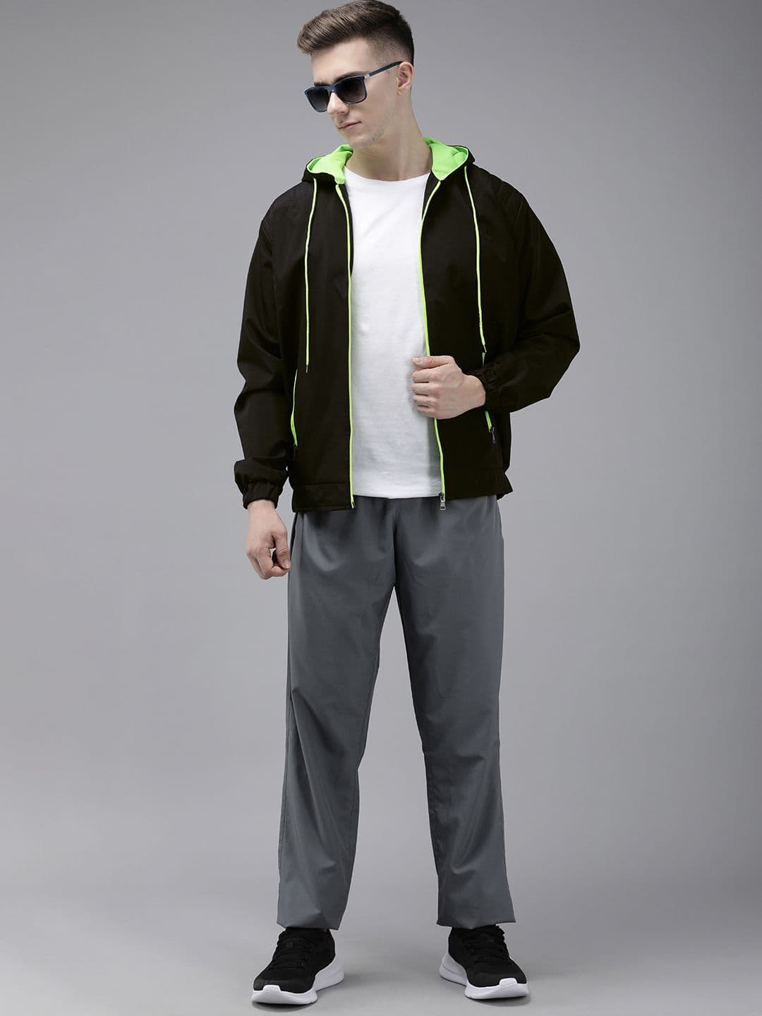 VOXATI Men Solid Sporty Jacket - view 1