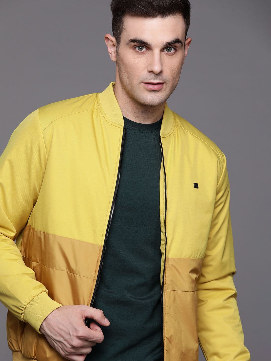 Allen Solly Colourblocked Bomber Jacket - view 1