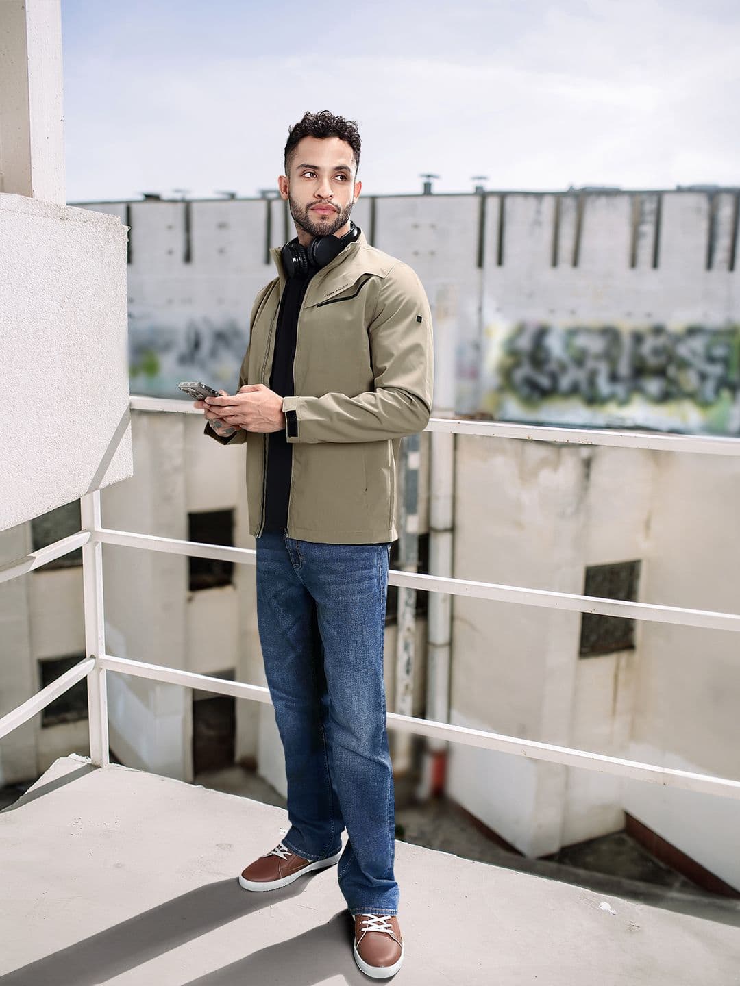 Allen Solly Mock Collar Tailored Jacket - view 1