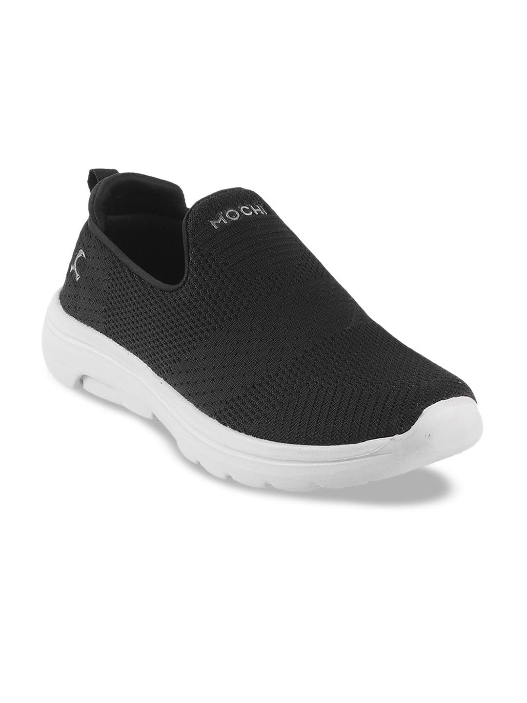 Mochi Men Textured Comfort Insole Contrast Sole Slip-On Sneakers - view 1