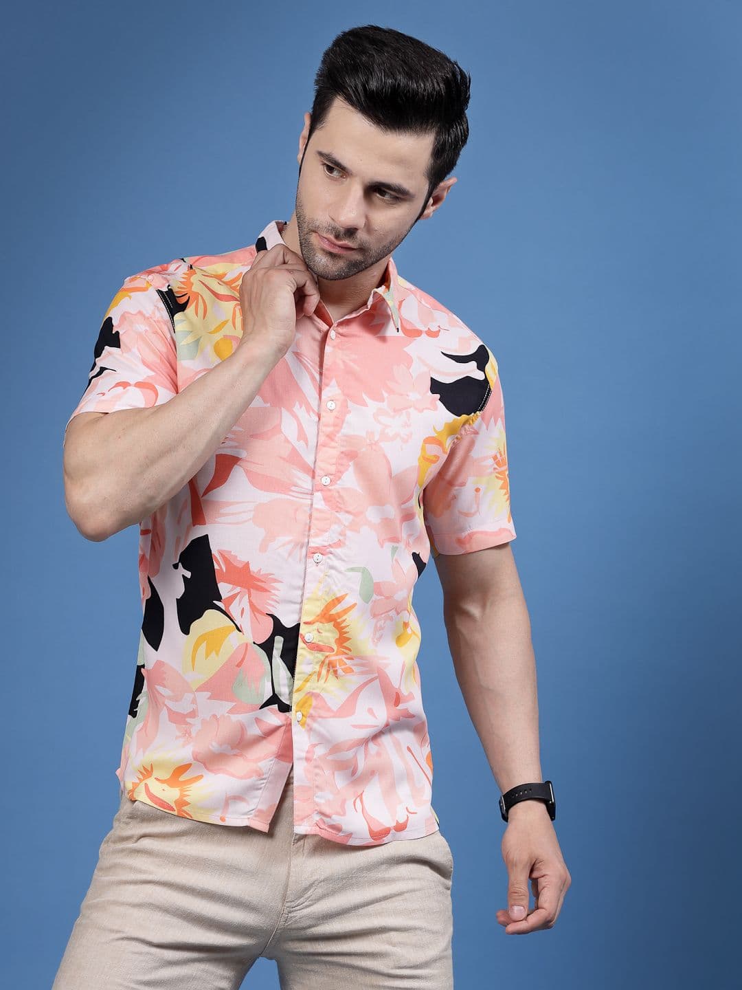 Rigo India Slim Fit Floral Printed Casual Shirt - view 1