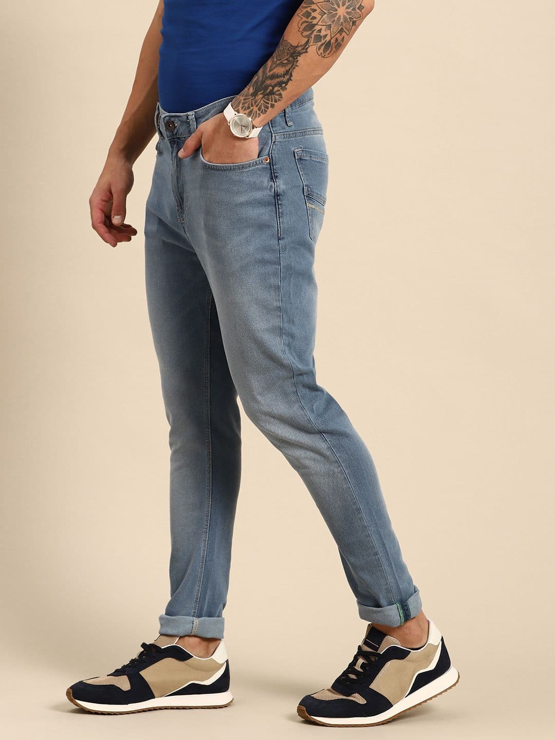 United Colors of Benetton Men Carrot Fit Mid-Rise Jeans - view 1