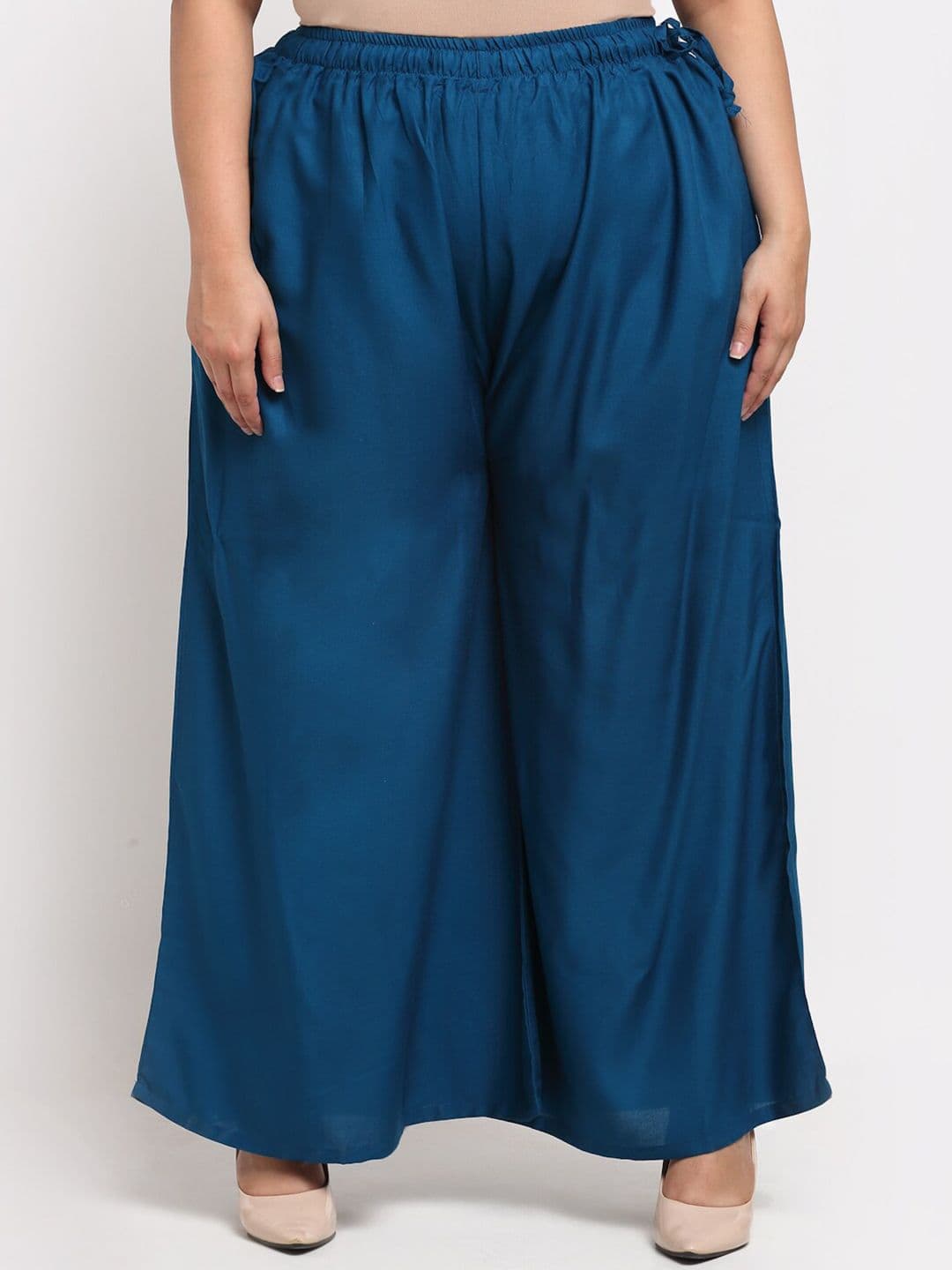 TAG 7 Women Plus Size Mid-Rise Wide Leg Palazzos - view 1