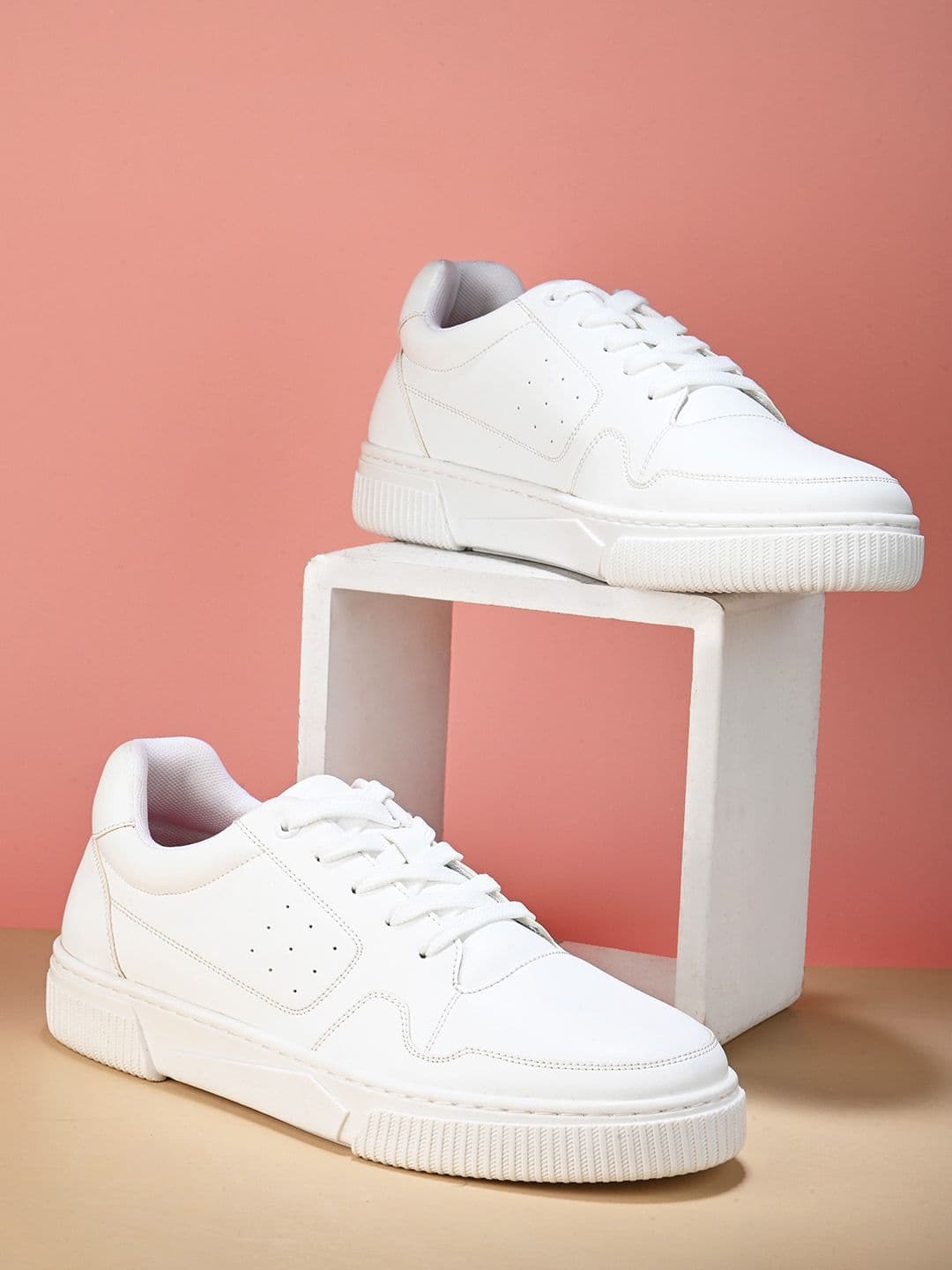 HRX by Hrithik Roshan Women White Perforated Lightweight Sneakers - view 1